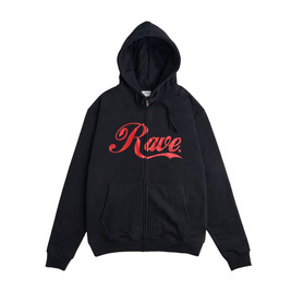 Rave Skateboards- 33CL Zip Hoodie (Black)