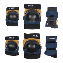 protezioni TSG Basic Set (blu/giallo)