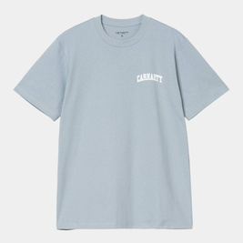 Carhartt WIP S/S University T-Shirt (Dusty Ice / White)