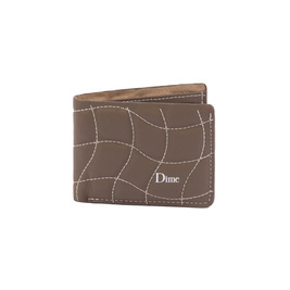 portafoglio Bifold trapuntato Dime marrone