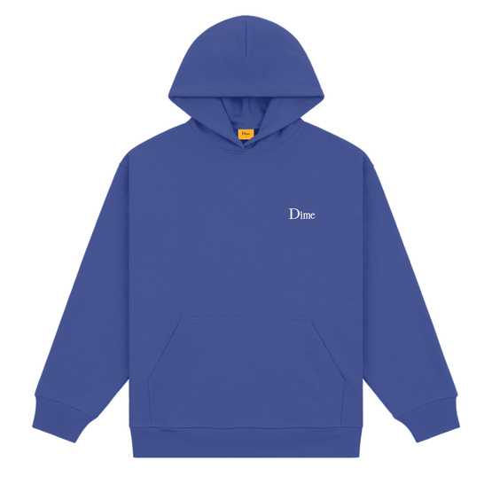  Dime Classic small logo hoodie indigo