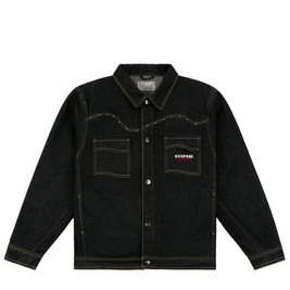 dime Denim Western Jacket nero slavato